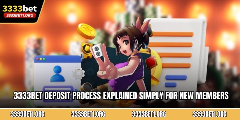3333BET deposit process explained simply for new members