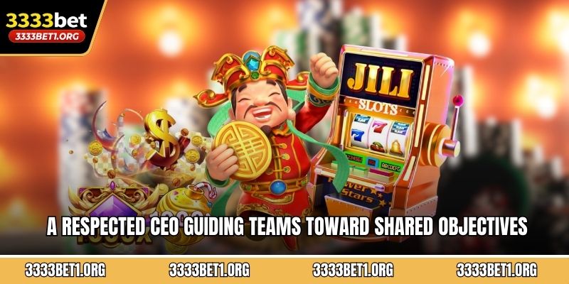 A respected CEO guiding teams toward shared objectives
