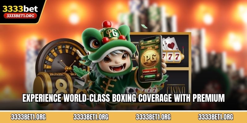 Experience world-class boxing coverage with premium entertainment