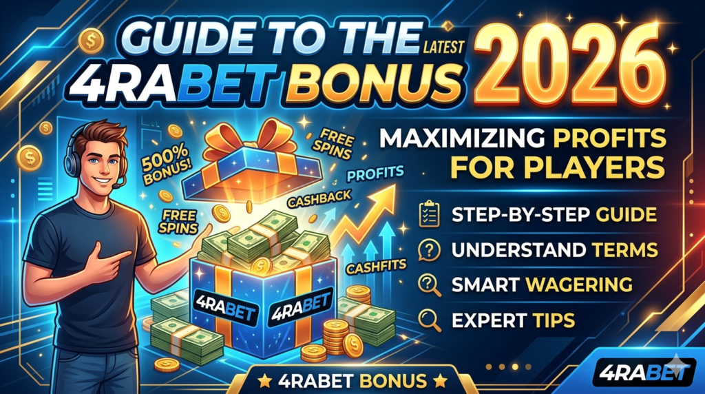 Guide to the Latest 4rabet Bonus 2026: Maximizing Profits for Players