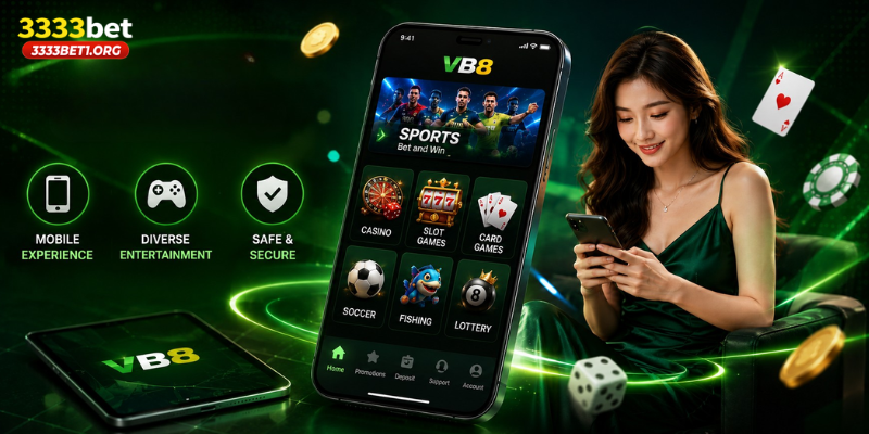 The VB8 App is a mobile entertainment platform