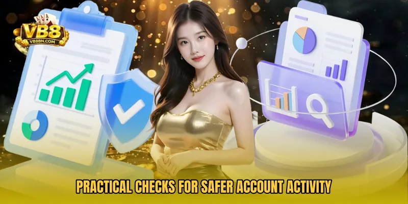 Practical checks for safer account activity