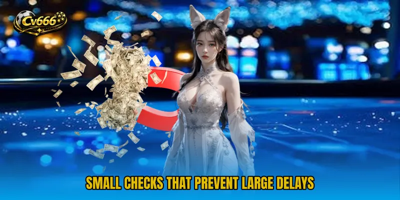 Small checks that prevent large delays